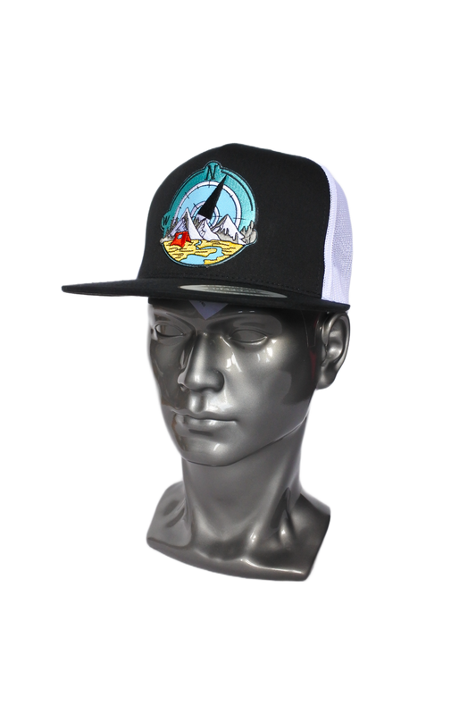 Snapback " Boussole " (noir/blanc)