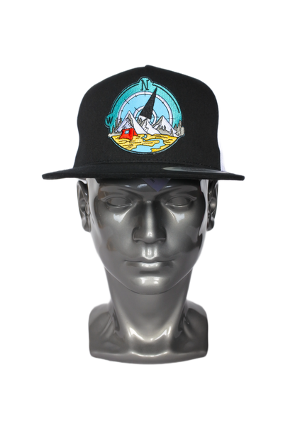 Snapback " Boussole " (noir/blanc)