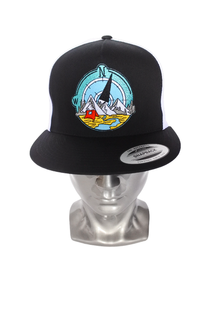 Snapback " Boussole " (noir/blanc)