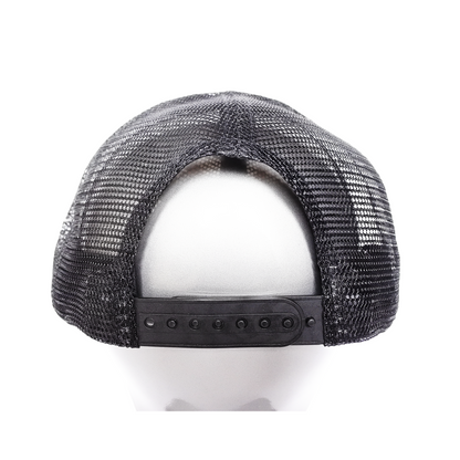 Casquette Trucker Noire - Patch "Cœur Mystique" Coloré
