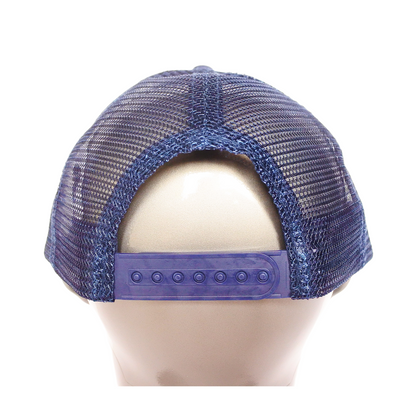 Casquette Trucker Bicolore "Rendez-vous Squelette" (Bleu Marine)