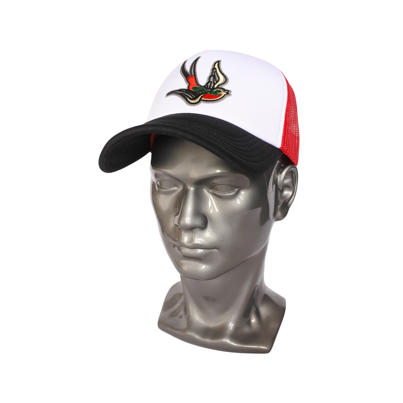 Casquette Trucker Tricolore - Patch Hirondelle "Old School