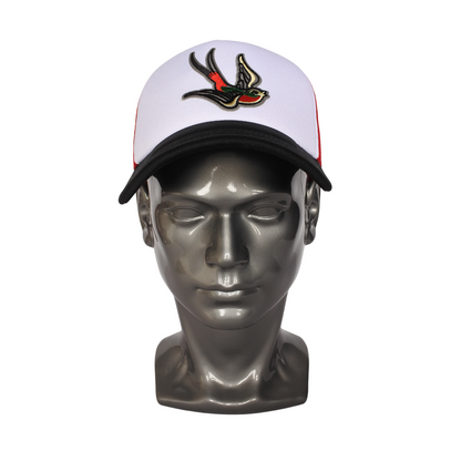 Casquette Trucker Tricolore - Patch Hirondelle "Old School