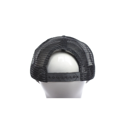 Casquette Trucker Noire - Patch "Lune & Lotus"