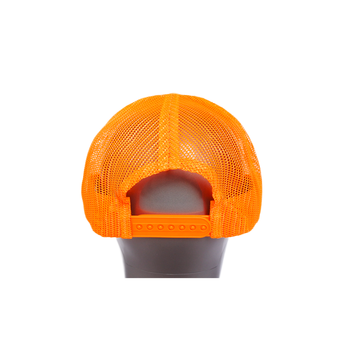 Casquette Trucker "Rock On Mouse" (Orange Fluo & Blanc)